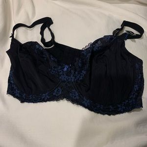 Adore me 40G bra black blue
